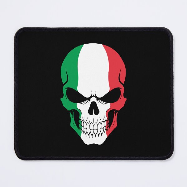 Item preview, Italy Skull Flag designed and sold by JeffBartels.