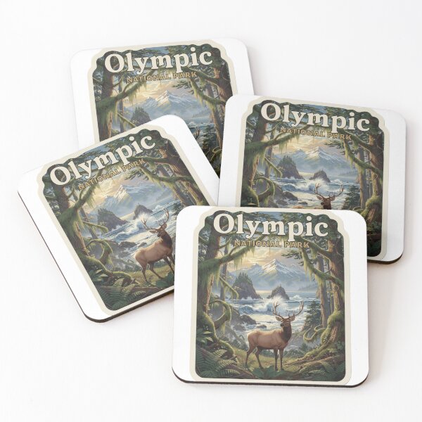 Item preview, Olympic National Park Washington Rainforest Collectible Print designed and sold by The Souvenir Dept..