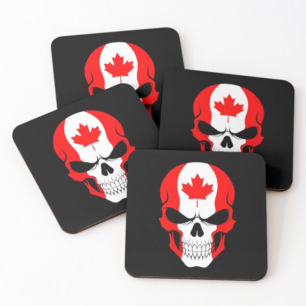 Item preview, Canada Skull Flag designed and sold by JeffBartels.