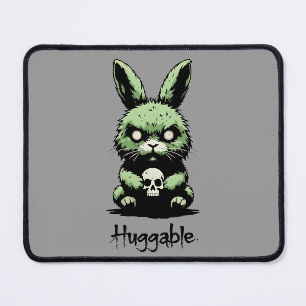 Item preview, Zombie - Fluffy Zombie Rabbit with Skull - Huggable  designed and sold by NightTimeJ.