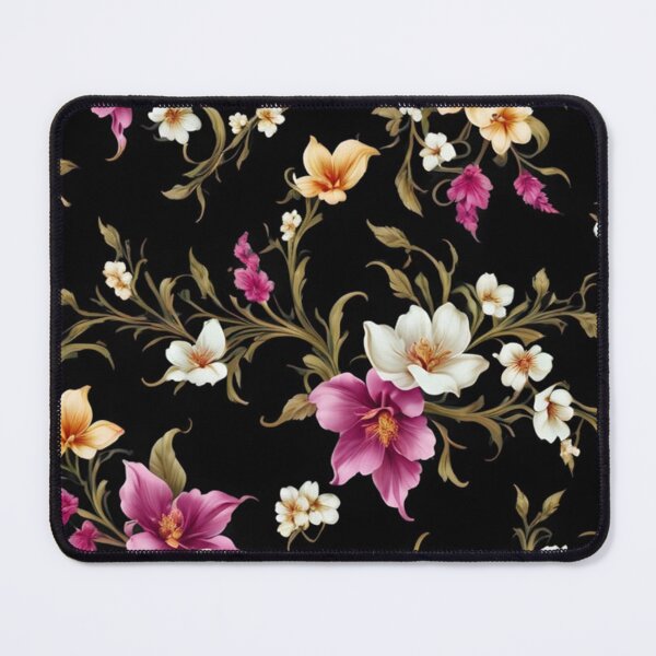 Item preview, Midnight Blossom Elegance Floral Pattern designed and sold by INKRebelGraphic.