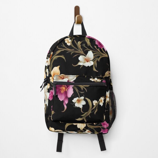 Item preview, Midnight Blossom Elegance Floral Pattern designed and sold by INKRebelGraphic.
