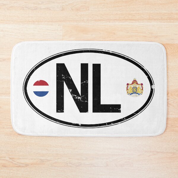 Item preview, Netherlands Oval Country Code Decal designed and sold by rogue-design.