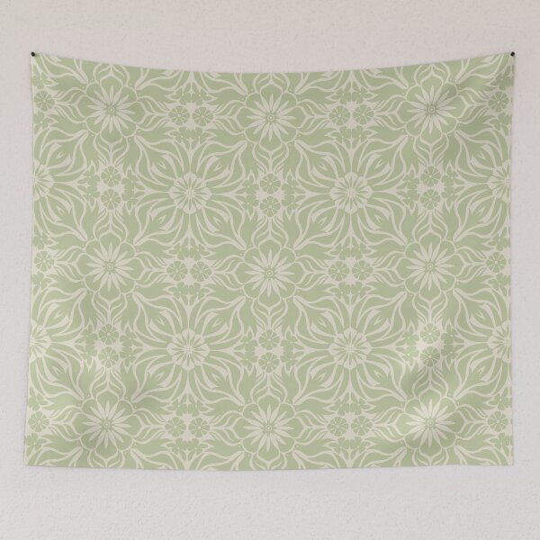 Item preview, Green flowers · Floral background designed and sold by dacoparo.