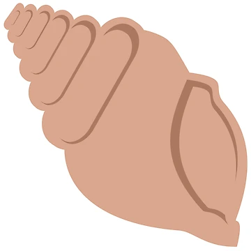 Artwork thumbnail, Tan Conch Shell by Risa-C