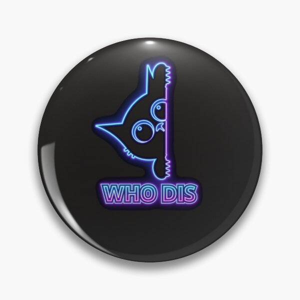 Item preview, "Who Dis? Peeking Black Cat'' designed and sold by katiecorners.