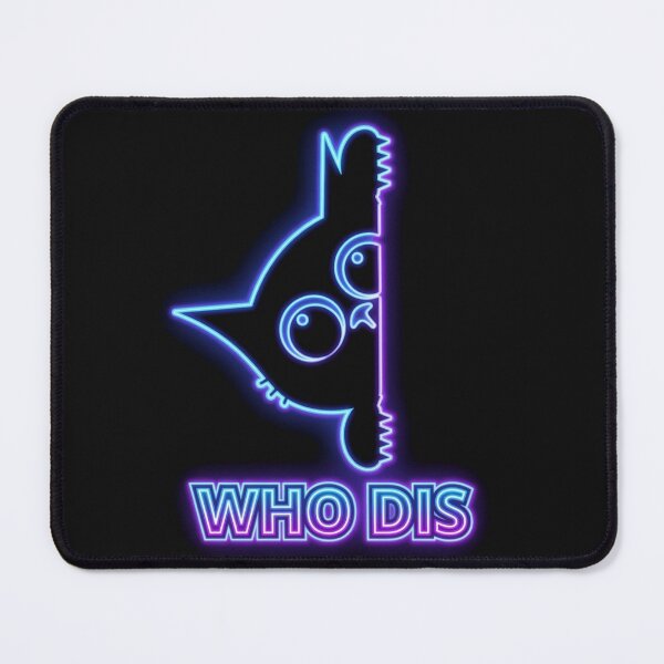 Item preview, "Who Dis? Peeking Black Cat'' designed and sold by katiecorners.