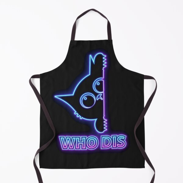 Item preview, "Who Dis? Peeking Black Cat'' designed and sold by katiecorners.