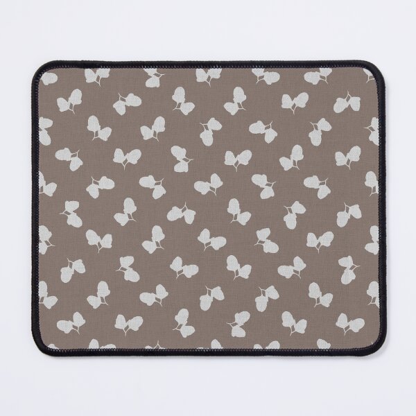 Item preview, off-white Botanical Silhouette Floral on taupe Neutral Cottagecore designed and sold by Designs by christel_treiber.