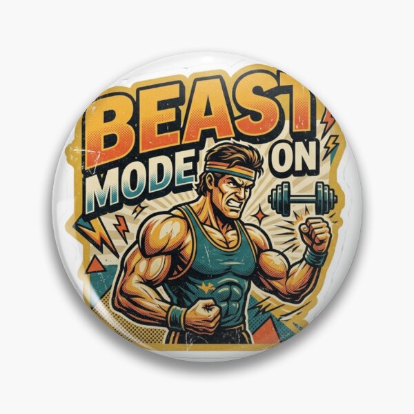 Item preview, Beast Mode On – Fitness & Gym Motivation Graphic designed and sold by ArtisticShape.