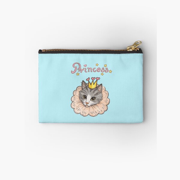 Item preview, Cute Royal Tabby Cat with Crown and Pink Lettering designed and sold by pigeonlovrs.