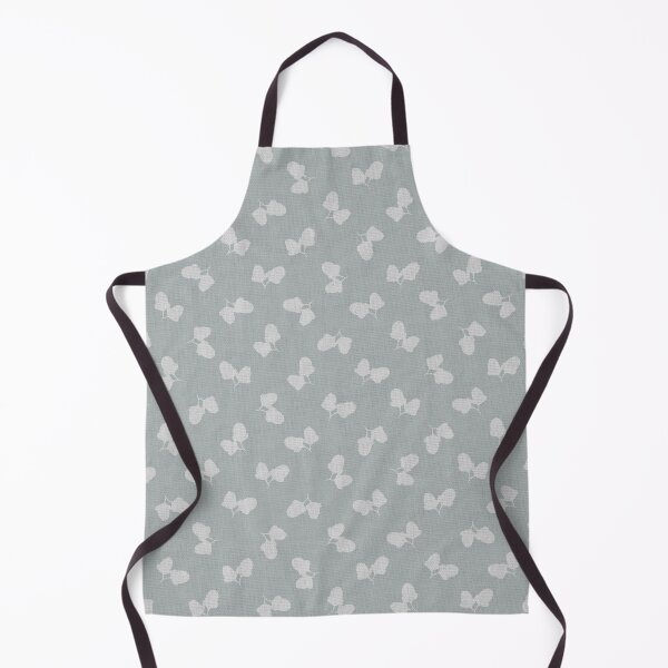 Item preview, off-white Botanical Silhouette Floral on blue grey Neutral Cottagecore designed and sold by Designs by christel_treiber.
