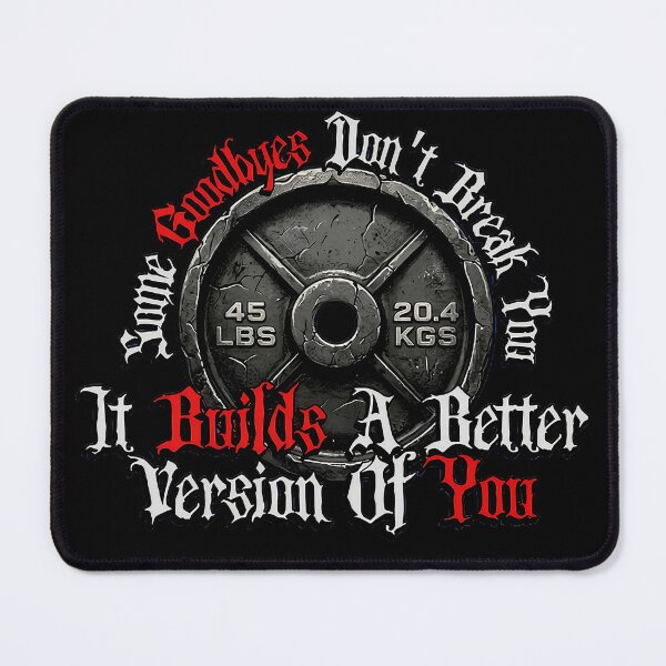 Item preview, Better Version Of You Gothic Barbell Motivation designed and sold by VNDL Gear.