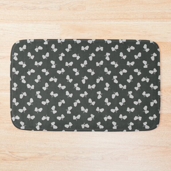 Item preview,  off-white Botanical Silhouette Floral on charcoal Neutral Cottagecore designed and sold by Designs by christel_treiber.