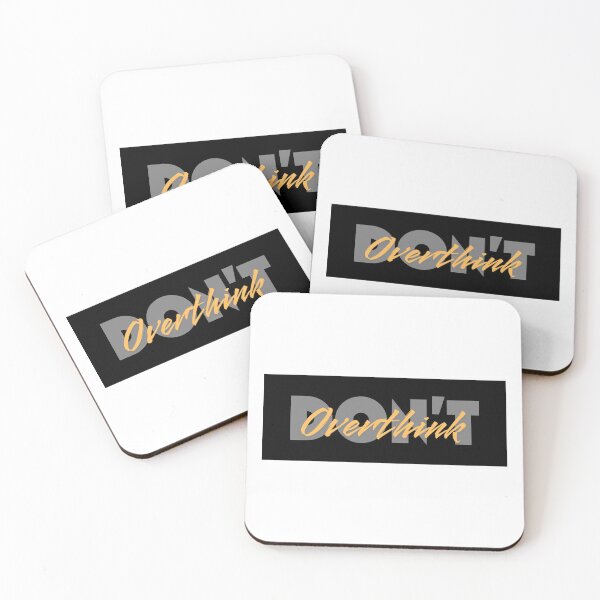 Item preview, Don't over think printed t-shirt  designed and sold by Raza-prints.