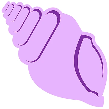 Artwork thumbnail, Purple Conch Shell by Risa-C