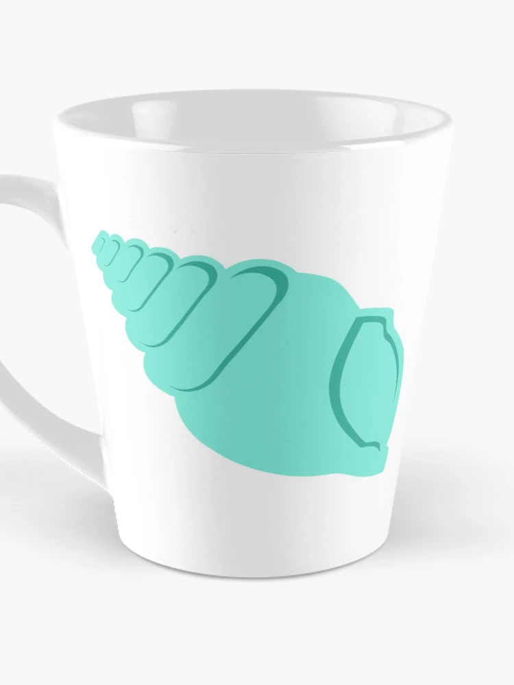 Thumbnail 3 of 4, Coffee Mug, Teal Conch Shell designed and sold by Risa-C.