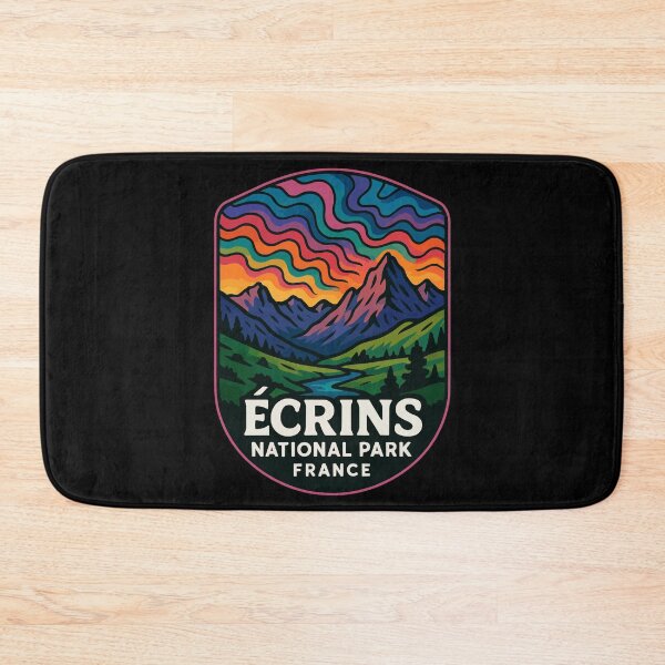 Item preview, Ecrins National Park Trippy Art Travel designed and sold by TomFrontierArt.