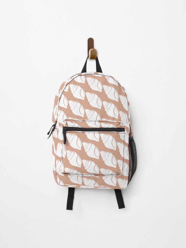 Thumbnail 1 of 3, Backpack, White Conch Shell designed and sold by Risa-C.
