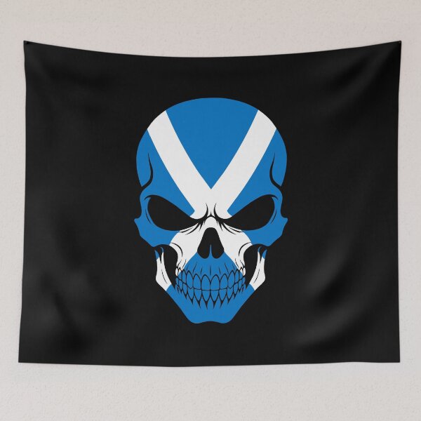 Item preview, Scotland Skull Flag designed and sold by JeffBartels.