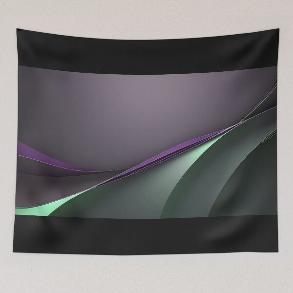 Item preview, Flowing Curved Lines Modern Dark Background Design designed and sold by iiwart.