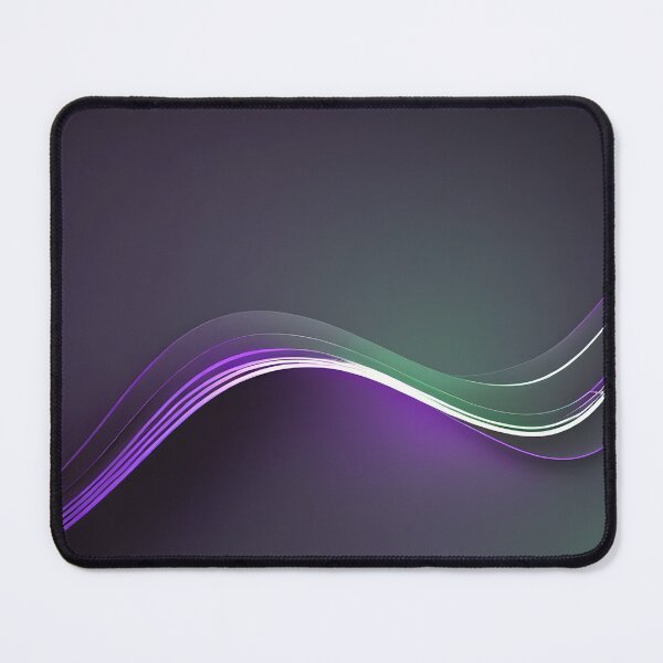Item preview, Abstract Purple Green Flowing Wave Background Modern Digital Art designed and sold by iiwart.