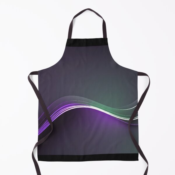 Item preview, Abstract Purple Green Flowing Wave Background Modern Digital Art designed and sold by iiwart.