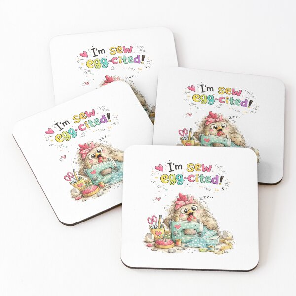 Item preview, I’m Sew Egg-cited Funny Sewing Quote | Cute Seamstress Quilter Easter Sewing Design designed and sold by EverStitchStudio ★★★★★.