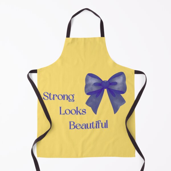 Item preview, Strong Looks Beautiful Indigo Bow Feminine Empowerment Design designed and sold by VariusDesigns.