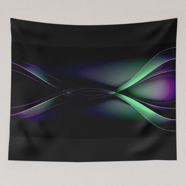 Item preview, Futuristic Abstract Light Wave Flow Digital Background Design designed and sold by iiwart.