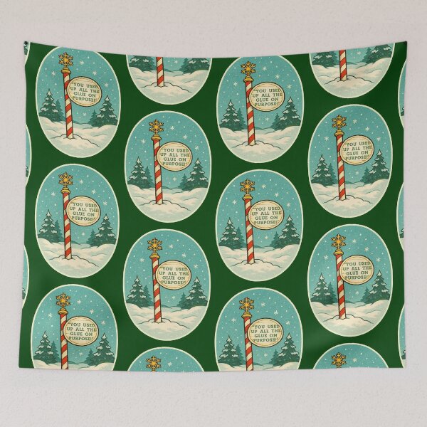 Item preview, Glue On Purpose North Pole designed and sold by Normbot2000.