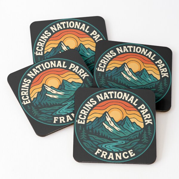 Item preview, Ecrins National Park Retro designed and sold by TomFrontierArt.