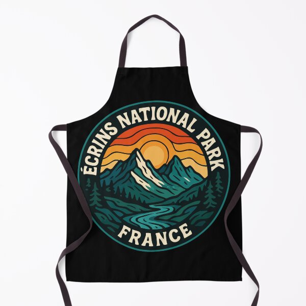 Item preview, Ecrins National Park Retro designed and sold by TomFrontierArt.