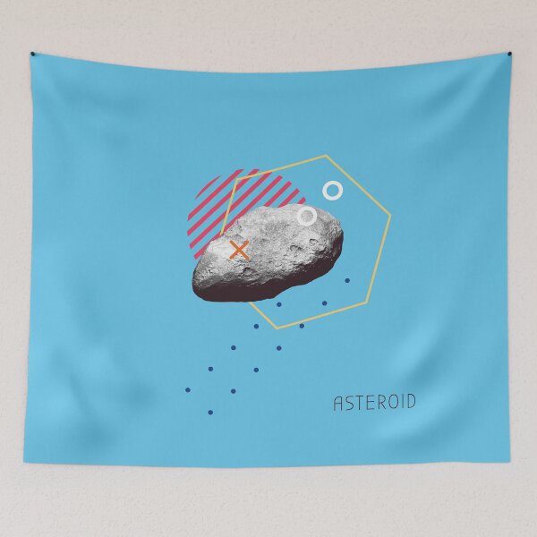 Item preview, Asteroid Geometric Space Art designed and sold by danielrospad.