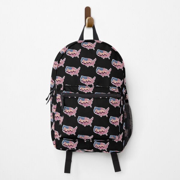 Item preview, Retro America Script USA Map Flag Design — Vintage Patriotic American Graphic designed and sold by GFamilyC.