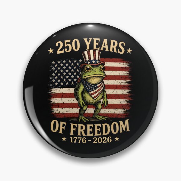 Item preview, 250 Years Of Freedom Frog 4Th Of July Usa Flag  designed and sold by AmazingLoveArt.