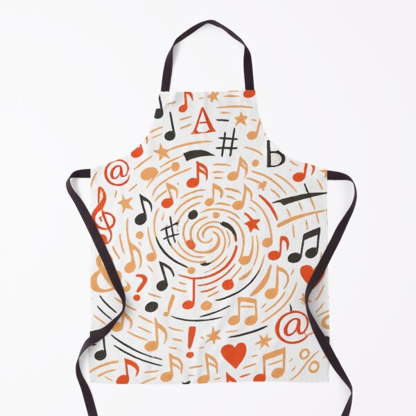 Item preview, Rose Gold Spiral Music Symbols – Abstract Minimal Line Art Composition designed and sold by Joyfulfabric.