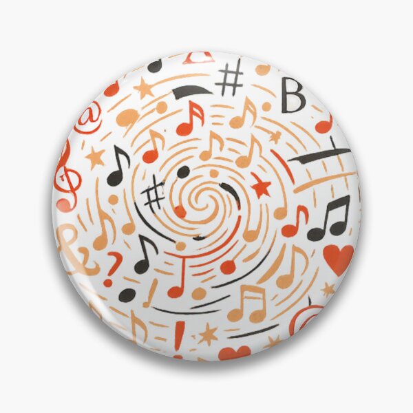 Item preview, Rose Gold Spiral Music Symbols – Abstract Minimal Line Art Composition designed and sold by Joyfulfabric.