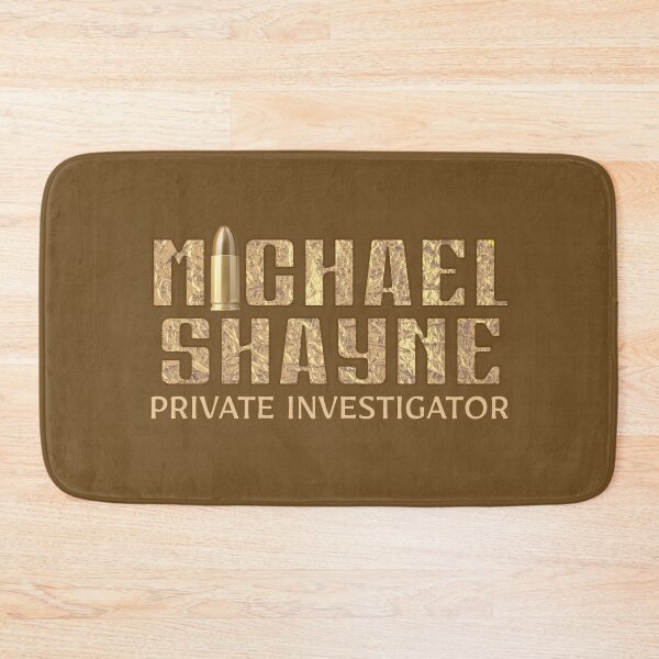Item preview, SHAYNE Private Investigator (on Brown) designed and sold by PawsitiveMum3.