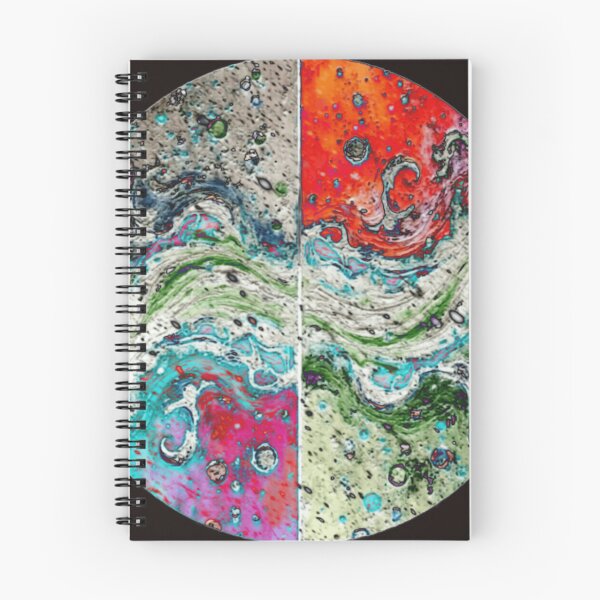 Item preview, cosmic waves round E1 colorful geometric abstract design designed and sold by SmashingDeals.