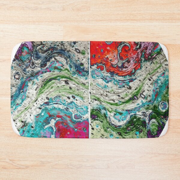 Item preview, cosmic waves round E1 colorful geometric abstract design designed and sold by SmashingDeals.