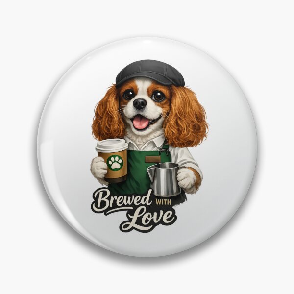 Item preview, Brewed with Love Blenheim Cavalier designed and sold by SpottyRainbow.