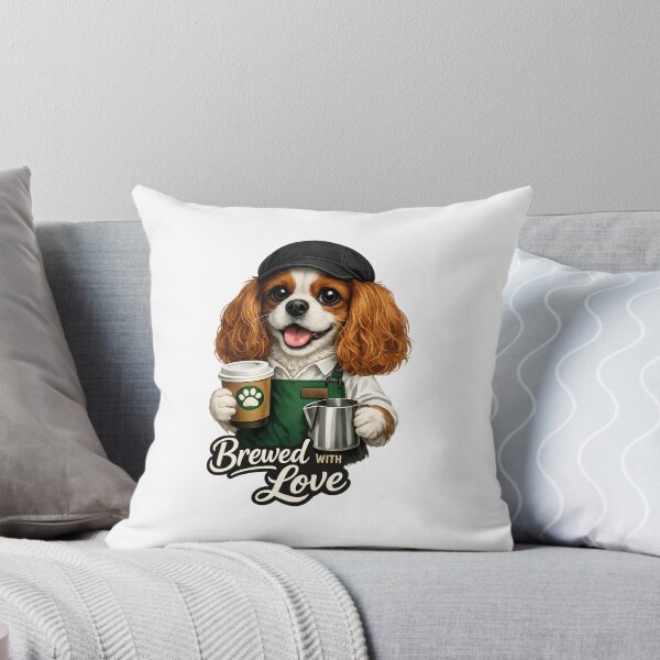 Item preview, Brewed with Love Blenheim Cavalier designed and sold by SpottyRainbow.