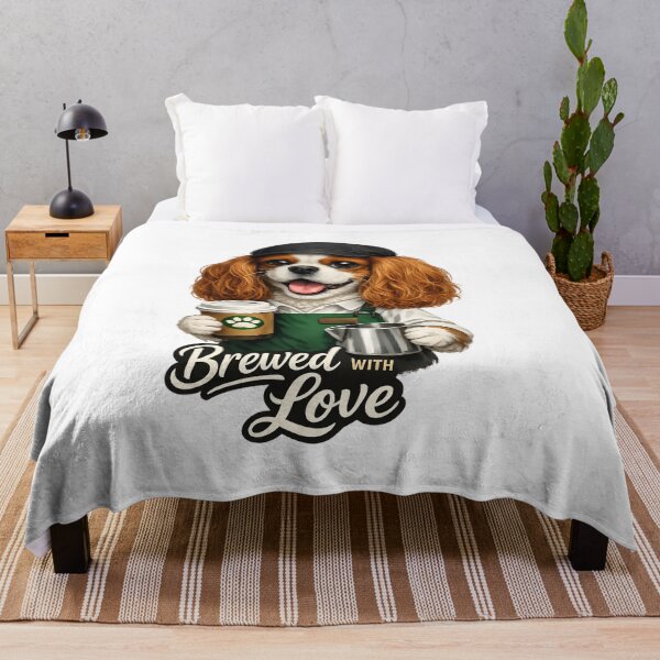 Item preview, Brewed with Love Blenheim Cavalier designed and sold by SpottyRainbow.