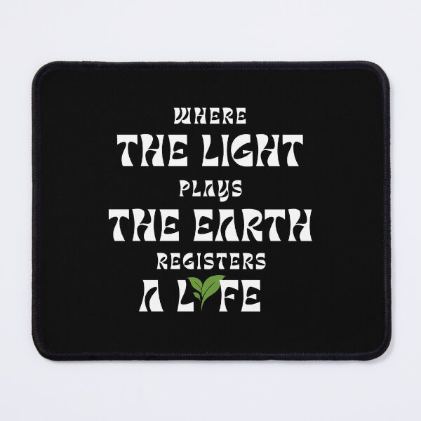Item preview, Aesthetic Nature Quote Where Light Plays Leaf designed and sold by LensDyn™.