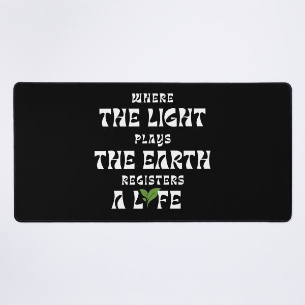 Item preview, Aesthetic Nature Quote Where Light Plays Leaf designed and sold by LensDyn™.