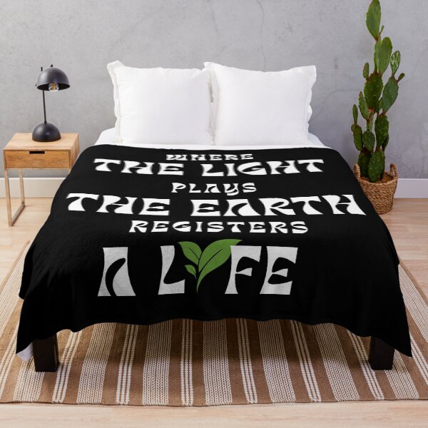 Item preview, Aesthetic Nature Quote Where Light Plays Leaf designed and sold by LensDyn™.