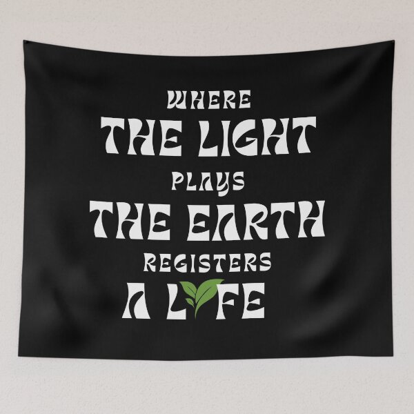 Item preview, Aesthetic Nature Quote Where Light Plays Leaf designed and sold by LensDyn™.