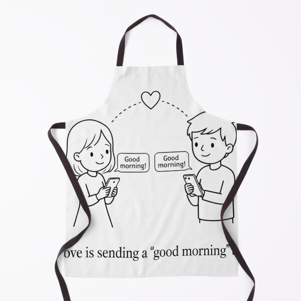 Item preview, Love Is Sending A "Good Morning" Text designed and sold by mtltpz.