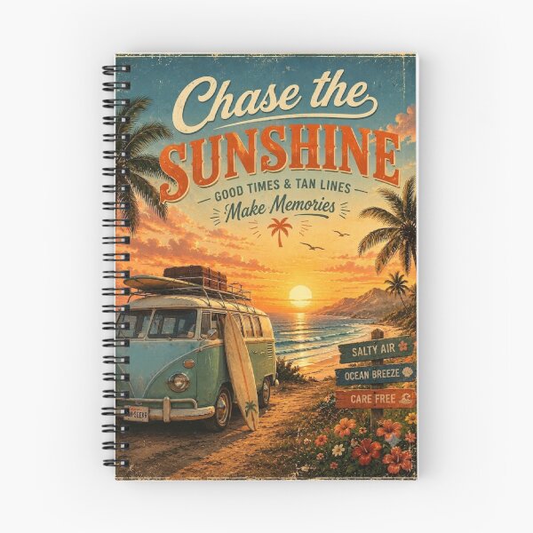 Item preview, Vintage Surf Van Sunset Beach Poster designed and sold by freackly.